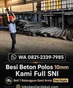 Besi Beton Polos 10mm Full SNI