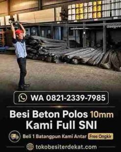 Besi Beton Polos 10mm Full SNI