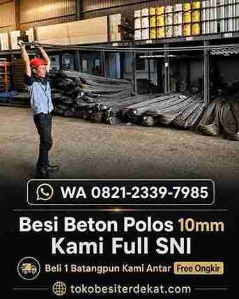 besi beton polos kami full sni Besi Beton Polos 10mm Full SNI