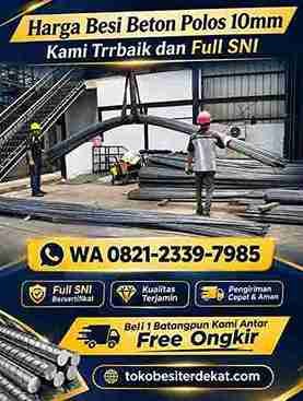 Besi Beton 10mm TP 280 Bersertifikat