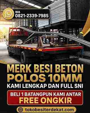 Besi Beton Polos 10mm SNI TP 280