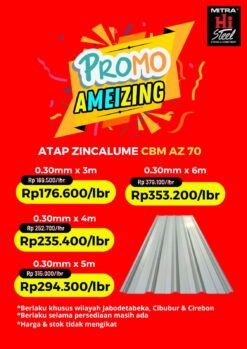harga atap spandek zincalume