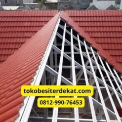 harga pasang atap baja ringan per meter di toko atap baja ringan terdekat jakarta, tangerang selatan, cibubur, depok, cirebon, surabaya dan bekasi