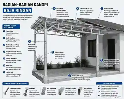 jenis baja ringan, daftar harga baja ringan per batang, harga kanopi baja ringan, Kanopi Baja ringan per meter, Kanopi baja ringan Minimalis, Model kanopi baja ringan Terbaru, Model kanopi baja ringan depan rumah, Model kanopi baja ringan tanpa tiang 